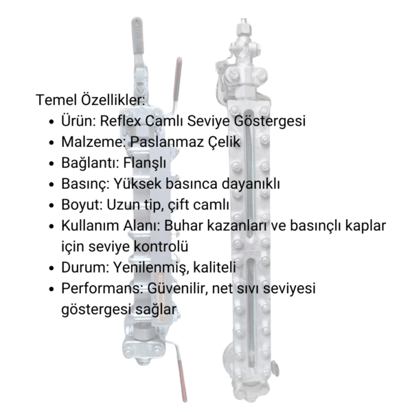 Refleks Camlı Su Göstergesi