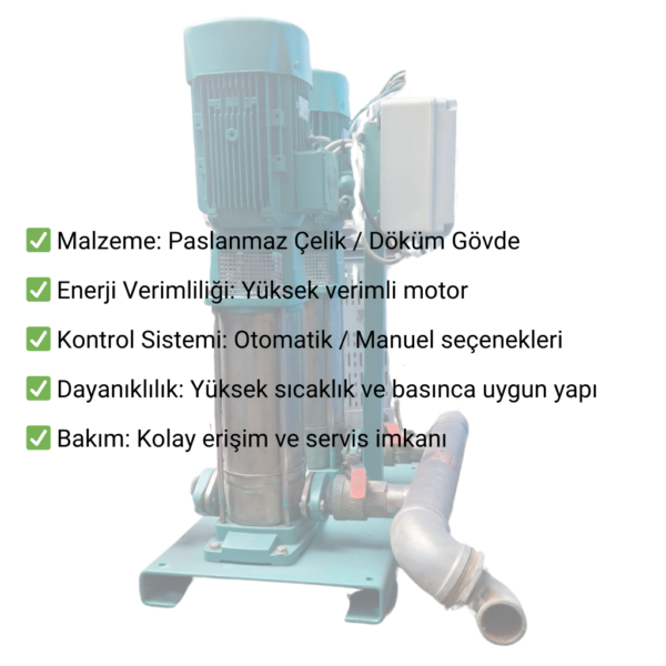 Wilo COR-3 MVL 1207/SKw-EB-R Dikey Santrifüj Pompa - Görsel 2